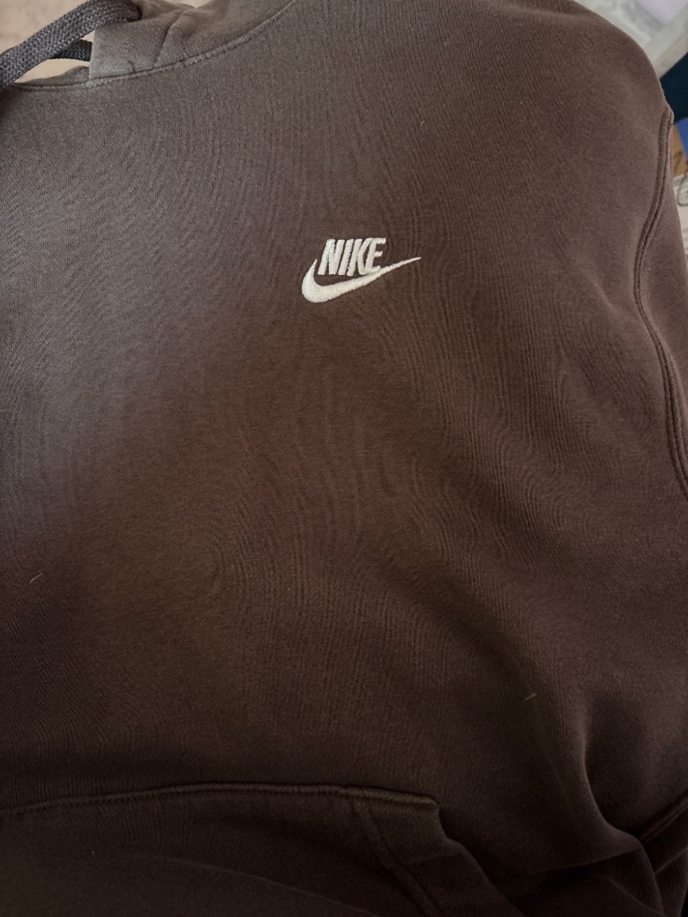 Nike Chocolate Brown Hoodie - Picture 2 of 2